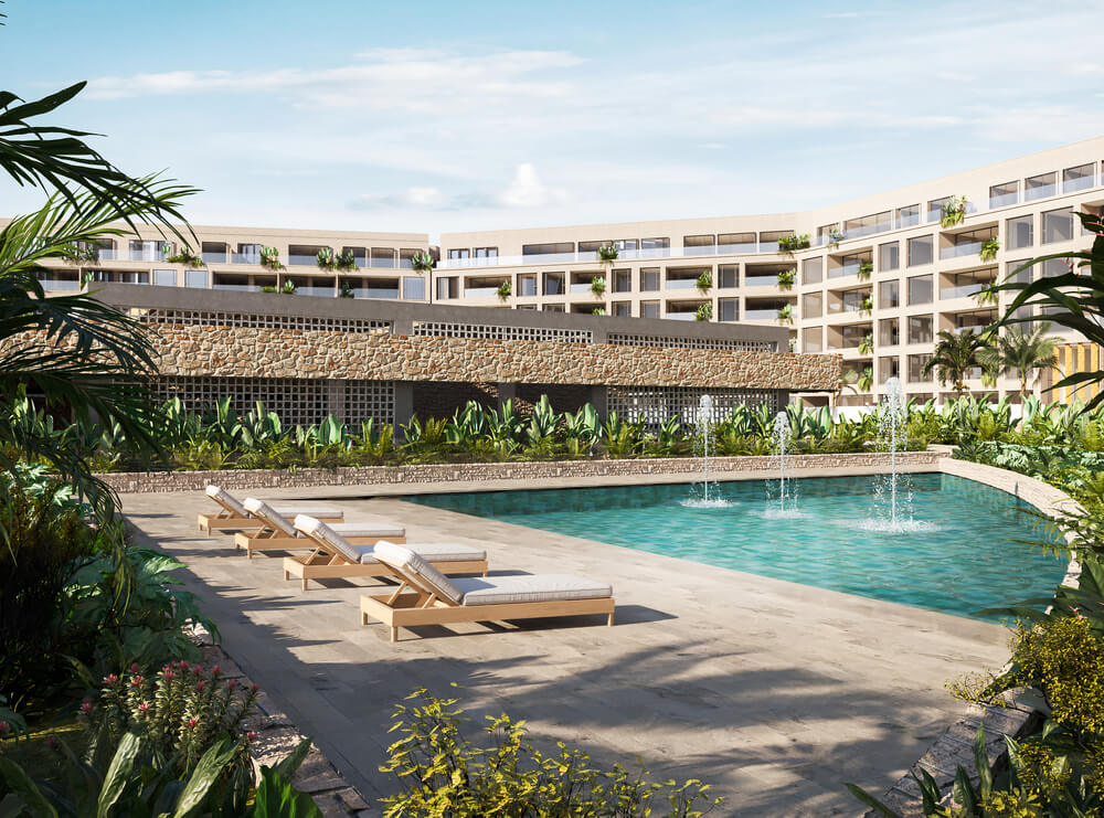 Piscina exterior meraki club